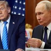 Donald Trump y Vladimir Putin 