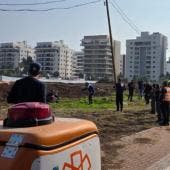 Escena de atropellamiento y apuñalamiento en Israel 