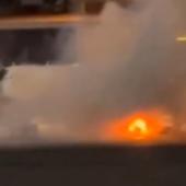 Incendio en avión de Latam en aeropuerto de Brasil