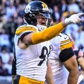 TJ Watt hospitalizado por molestia pulmonar 