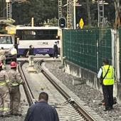 Derivado de esta falla, el servicio quedó suspendido de manera total en el tramo afectado