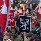 protesta este sábado en Groenlandia Foto de EFE
