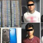 Se les aseguró un arma de fuego con cargador y tres cartuchos útiles, un teléfono celular y la cantidad íntegra de 200 mil pesos en efectivo,