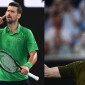 Novak Djokovic y Jannik Sinner van por el pase a las semifinales 