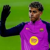 Lamine Yamal entrena por separado previo a semifinal 