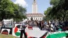 Estudiantes de la Universidad de Texas exigen fin de la guerra en Gaza (EFE)