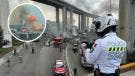 El incendio, registrado en uno de los nodos de comunicación más importantes entre la capital y el Estado de México, provocó afectaciones en la movilidad y la suspensión de servicios de transporte