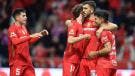 Los goles del triunfo fueron obra de Héctor Herrera, el uruguayo Bruno Méndez y el portugués Paulinho.