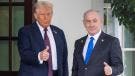 Donald Trump y Banjamín Netanyahu en la Casa Blanca