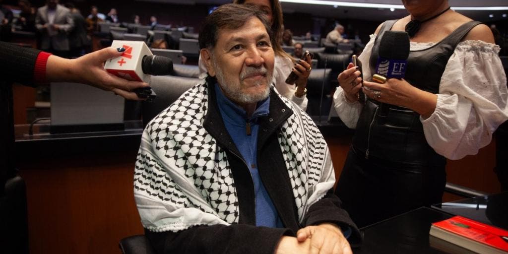 Gerardo Fernández Noroña, senador de Morena, defendió enérgicamente su  próxima visita a Palestina