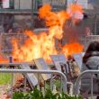 Hombre se prende fuego juicio Trump
