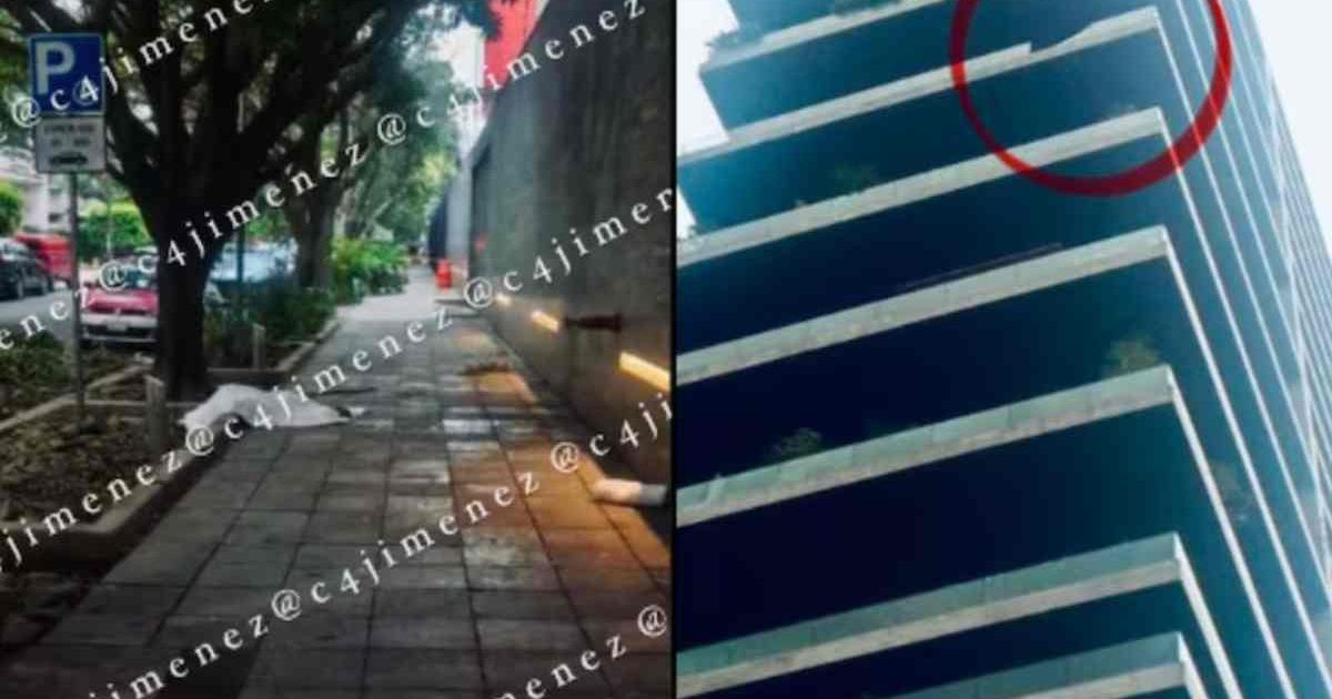 Mujer muere tras caer del piso 21 en edificio de Polanco