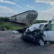 Tren embiste a vehículo que intentó ganarle el paso en Tamaulipas; tres lesionados