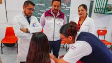  vacunación en escuelas de CDMX contra sarampión, rubéola y parotiditis 