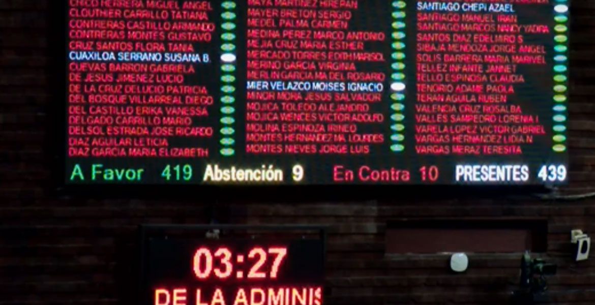 Cámara de Diputados aprueba en lo general Ley Nacional de Extinción de ...
