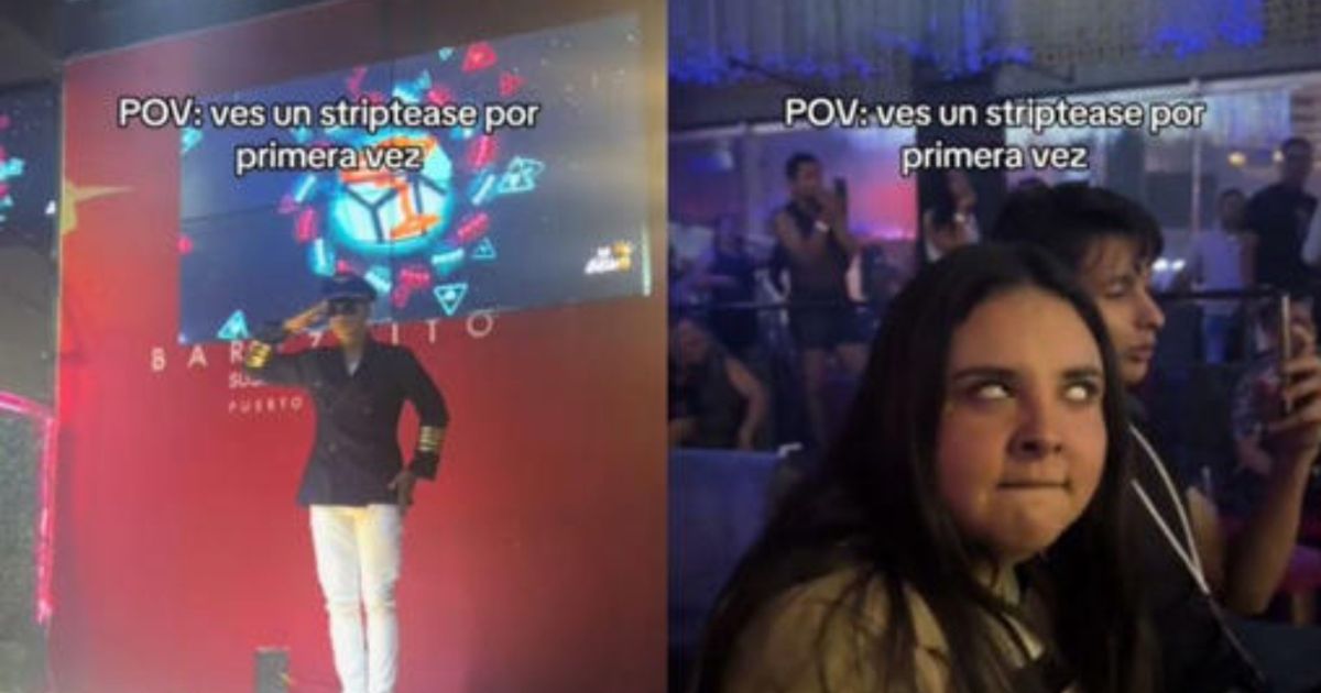 ¡Boom! Joven se estrena en show de striptease y su reacción es oro ...
