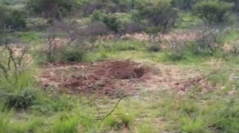 Encuentran fosa clandestina con restos óseos en Celaya