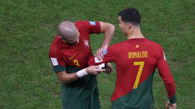 Cristiano Ronaldo y Pepe