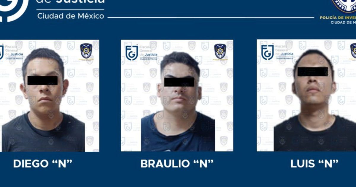 Detienen a tres hombres en la GAM por presunto homicidio en Iztapalapa