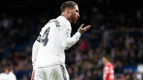 Sergio Ramos guía al Real Madrid en su triunfo sobre el Girona