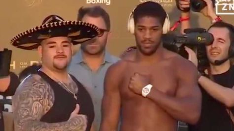 Andy Ruiz Jr y Anthony Joshua cumplen en la báscula