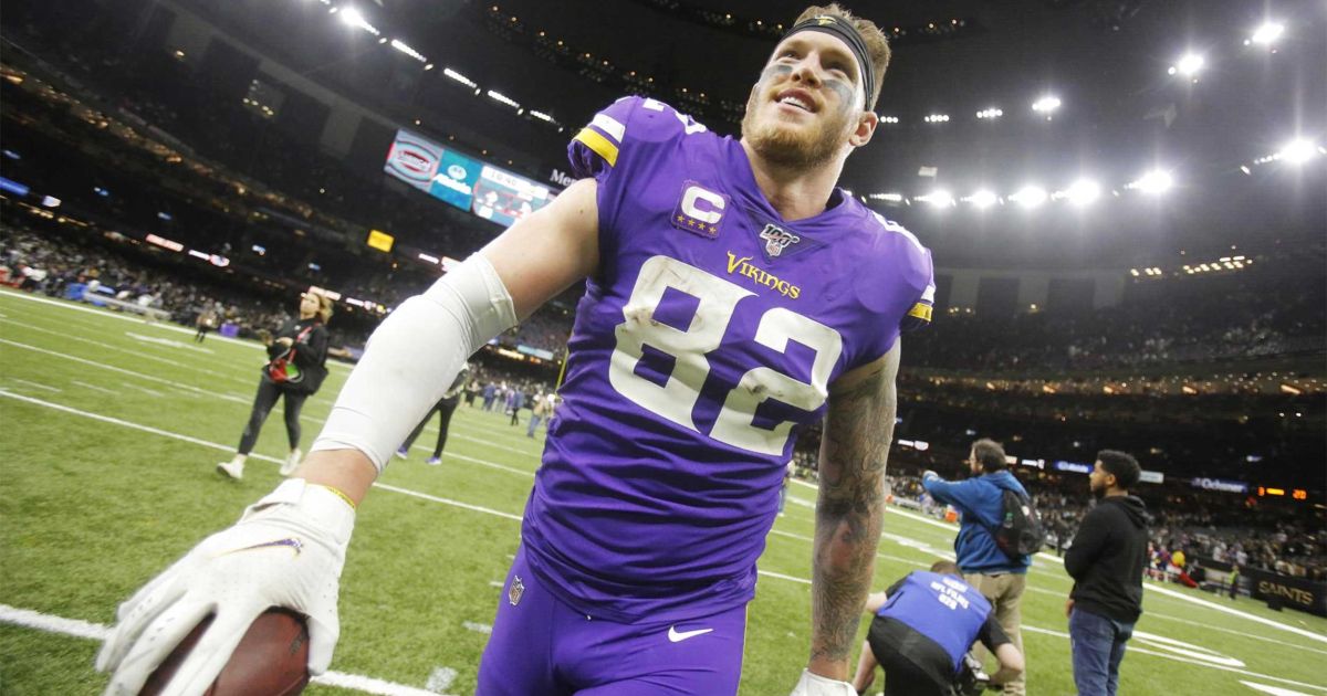 Tras 12 años en la NFL, Kyle Rudolph anuncia su retiro de los emparrillados