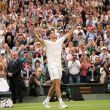 Taylor Fritz festeja su victoria ante Alexander Zverev. EFE
