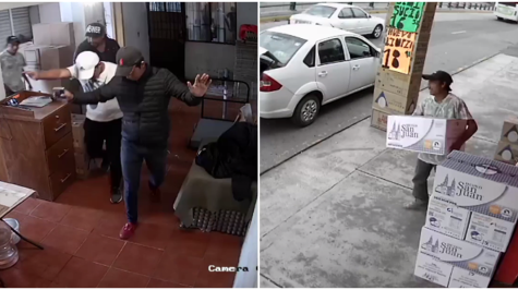 Asaltan negocio y se llevan hasta el huevo [VIDEO]