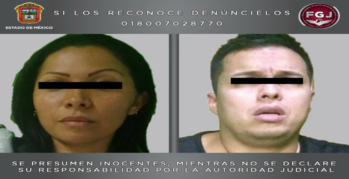 Vinculan a pareja de colombianos por robo a una casa en Neza