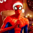 Portada del álbum “A very Spidey Christmas” de Sony Pictures, inspirado en Spider-Man: Un nuevo universo.