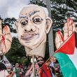 Manifestación contra Netanyahu en el Capitolio