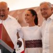 Gobernador de BCS se conmueve hasta las lágrimas al hablar de AMLO y Sheinbaum