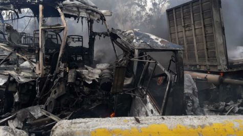 Un muerto y 15 lesionados por accidente en autopista México-Orizaba