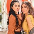María León con Gloria Trevi, en el rodaje del videoclip 'Mudanza de hormiga'.