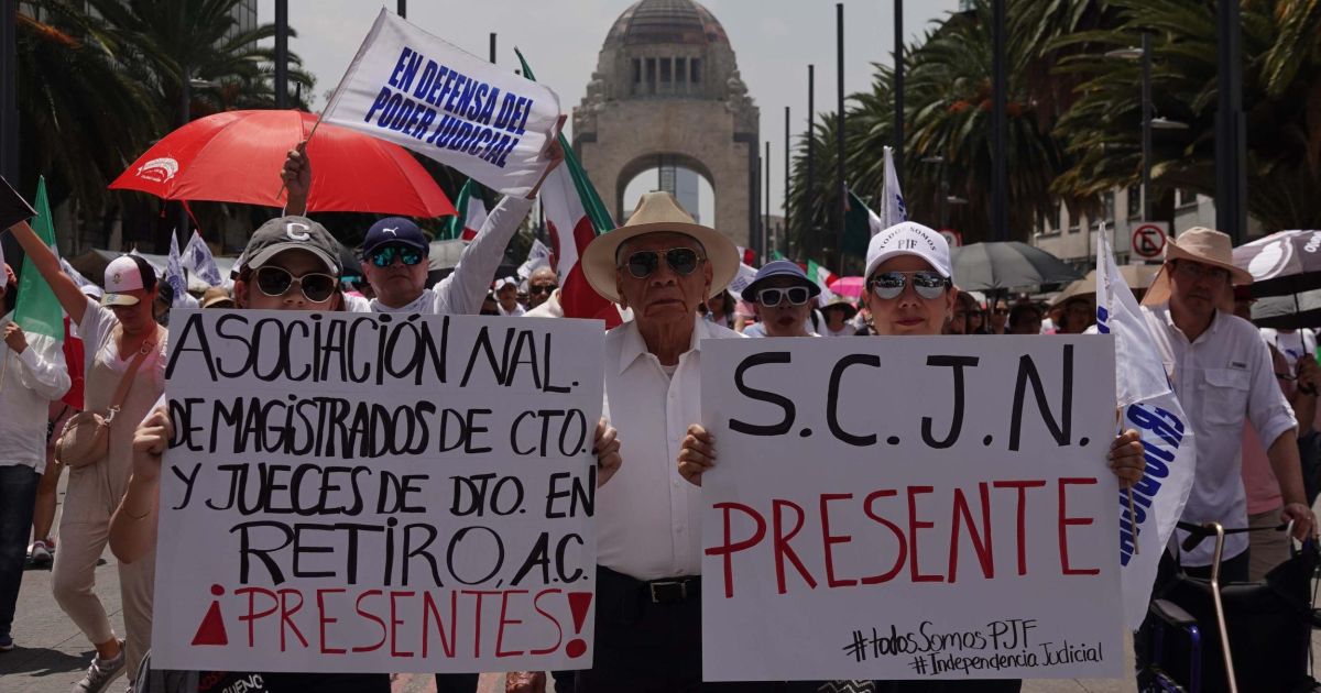 Protestan en todo el país contra propuesta de reforma al Poder Judicial