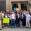  Trabajadores de SCJN cierran accesos en rechazo a reforma judicial