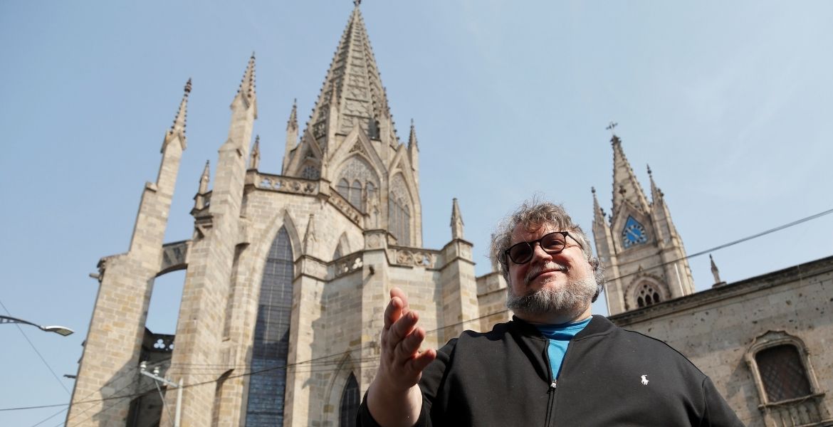 El cineasta mexicano Guillermo del Toro durante un acto protocolario en su ciudad natal Guadalajara, Jalisco.