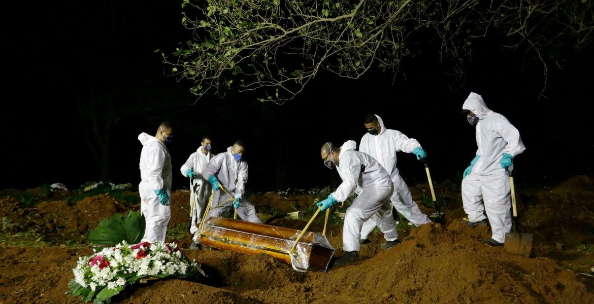 Brasil, el segundo país del mundo en superar los 600 mil muertos por Covid