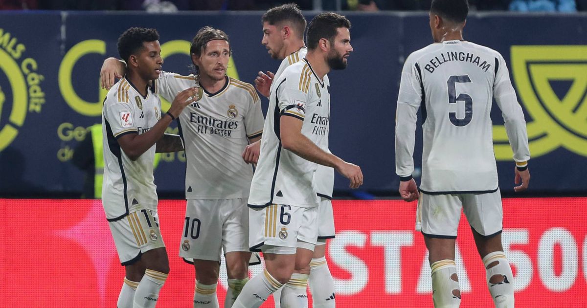 Real Madrid vence al Cádiz y toma el liderato de LaLiga