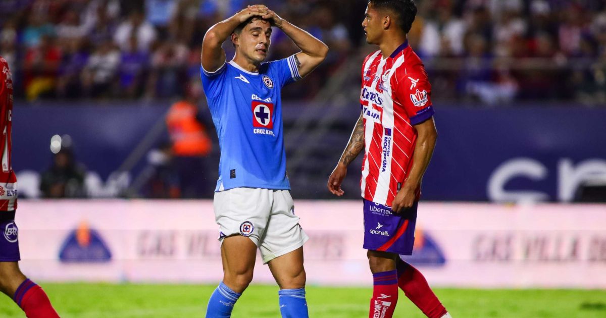San Luis le quita el invicto a Cruz Azul que pone en riesgo el liderato