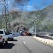 Tráiler pierde el control y ocasiona fuerte accidente en autopista Saltillo-Monterrey; hay 4 muertos