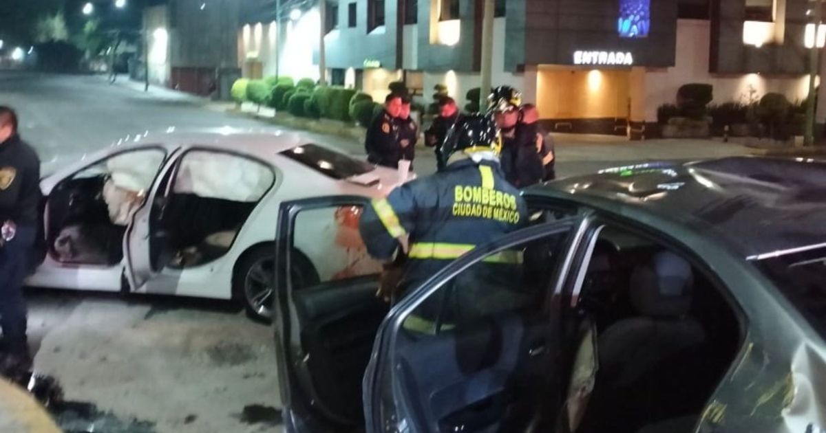 Choque automovilístico en la Doctores deja dos lesionados