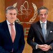 Manuel Otero, Director General del IICA y Rafael Grossi, Director General de la OIEA.
