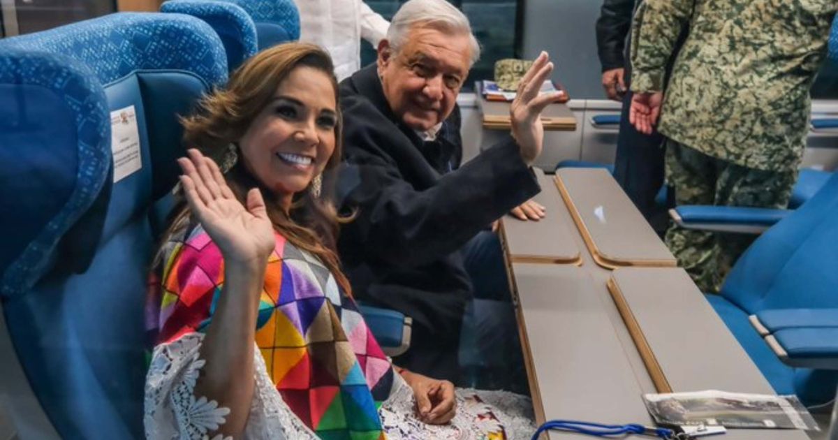 AMLO inaugura el segundo tramo del Tren Maya, va de Cancún a Palenque