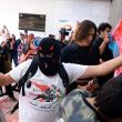 Mujeres trans vandalizan sede del Tribunal Superior de Justicia de la CDMX