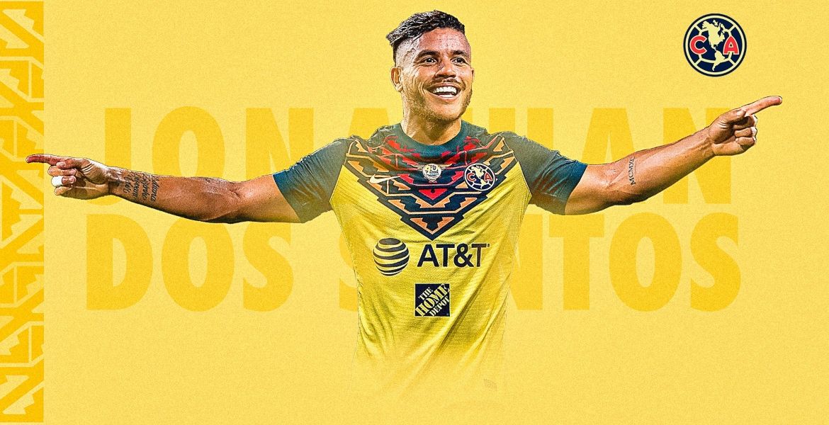 El club América anuncia el fichaje de Jonathan Dos Santos