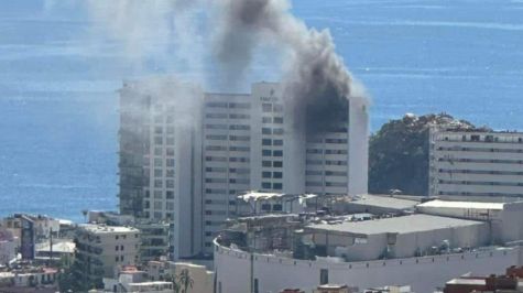 Hotel Emporio de Acapulco se incendia a escasas semanas de su reapertura tras el huracán 'Otis'