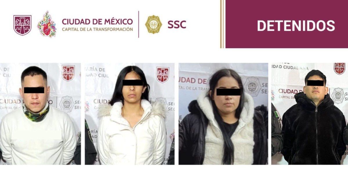 Aseguran droga y detienen a cuatro tras operativos en VC e Iztapalapa