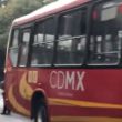 Unidad de Metrobús se incendia en la colonia Álamos