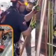 (video) Rescatan a dos mujeres tras caer en tumba de panteón en Monterrey